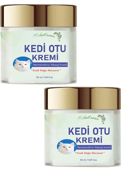 Kedi Otu Yüksek Etkili Rahatlatıcı Masaj Bakım Kremi 50ML 2 Adet