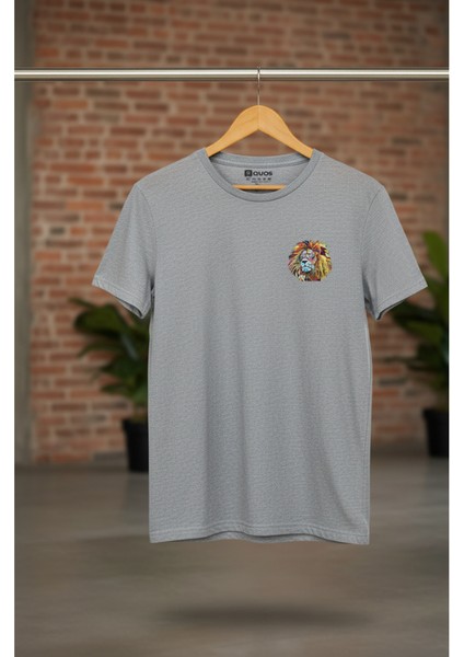 Erkek Sıfır Yaka Baskılı Tshirt fırsatları