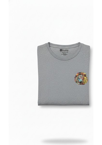 Erkek Sıfır Yaka Baskılı Tshirt indirimleri