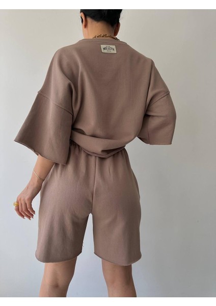 Los Angeles Şort-T-Shirt Takım - Boz Grı fiyatları