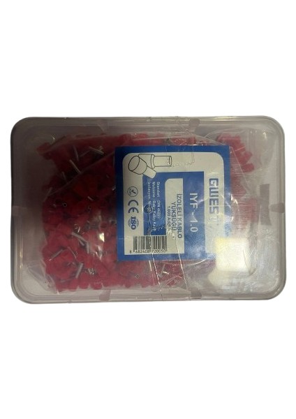 Izoleli Kablo Yüksüğü Iyf-1,0 Kırmızı Adet 1000