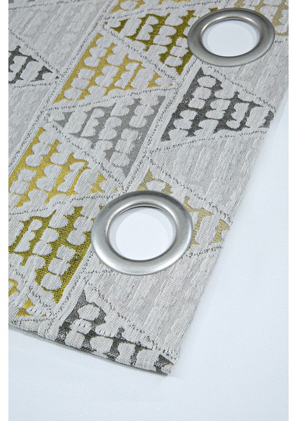 Dessin Halkalı Fon Perde Yeşil 140X260 fırsatları