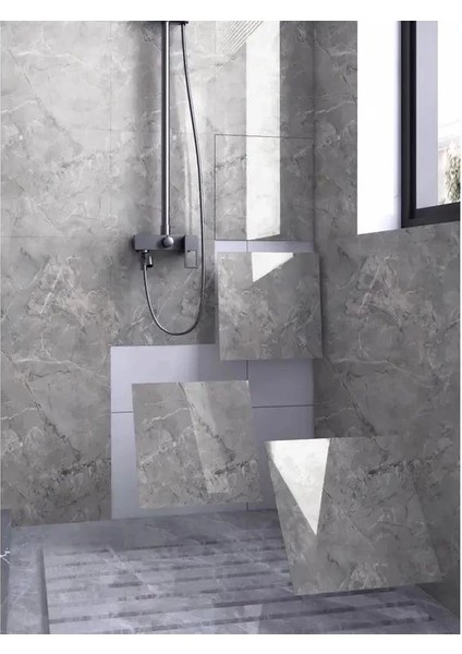 Gri Mermer Desen Duvar Sticker (30*30) ( Lisinya ) fiyatları