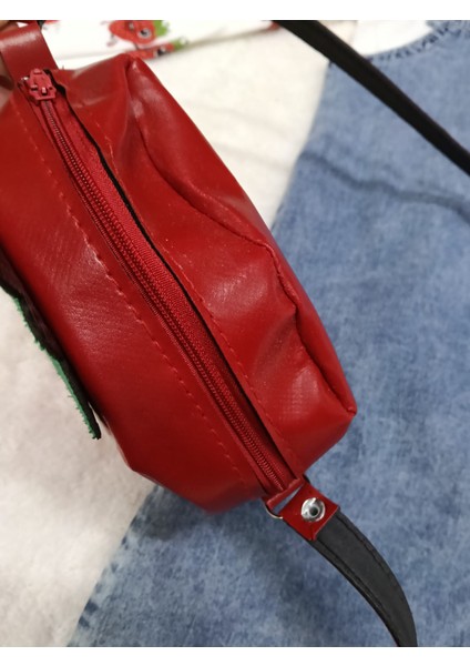 Çilek Baskılı Kot Jile Çanta Hediyeli 3 Lü Takım indirimleri