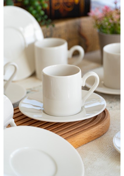 Hayal 12 Parça 6 Kişilik Porselen Kahve Fincan Takımı