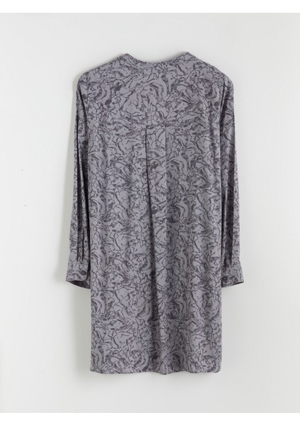 Yeni Sezon Hakim Yaka Desenli Kadın Tunik fiyatları