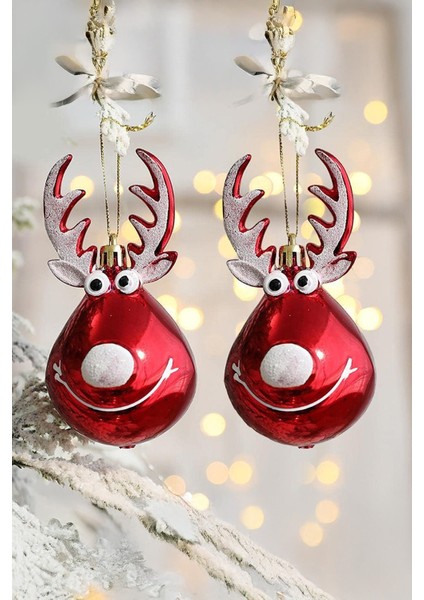 Yılbaşı Süsü Altın Geyik Figürlü Yılbaşı Ağacı Süsü Noel Dekoru Parlak Sevimli Noel Süsü Ağaç modelleri