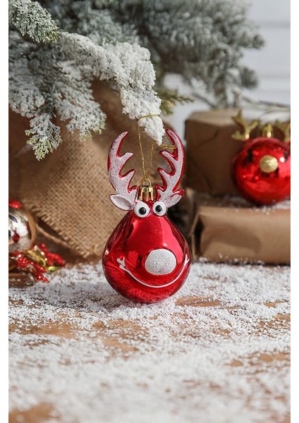 Yılbaşı Süsü Altın Geyik Figürlü Yılbaşı Ağacı Süsü Noel Dekoru Parlak Sevimli Noel Süsü Ağaç fırsatları