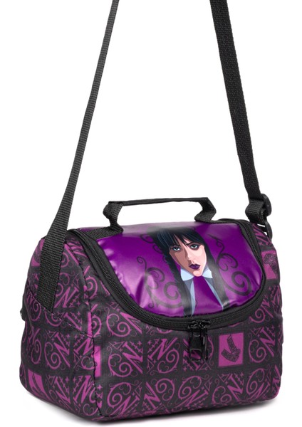 Lisanslı Wednesday Temalı Kız Çocuk Beslenme Çantası