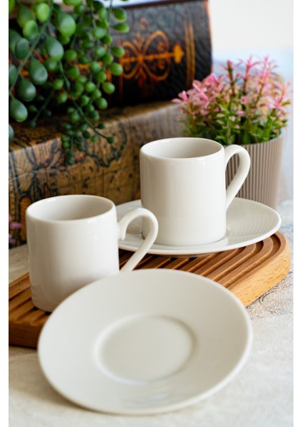 Hayal 4 Parça 2 Kişilik Porselen Kahve Fincan Takımı