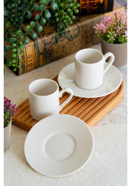 Hayal 4 Parça 2 Kişilik Porselen Kahve Fincan Takımı modelleri