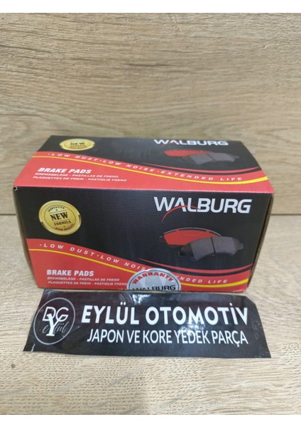 WDB476 04465-02200 Fren Balata On Toyota Corolla (E15_) 1.6 Vvt-I 2007-2012 / Aurıs (ZRE15) 1.6 Vvt-I 2007-2012 |fren