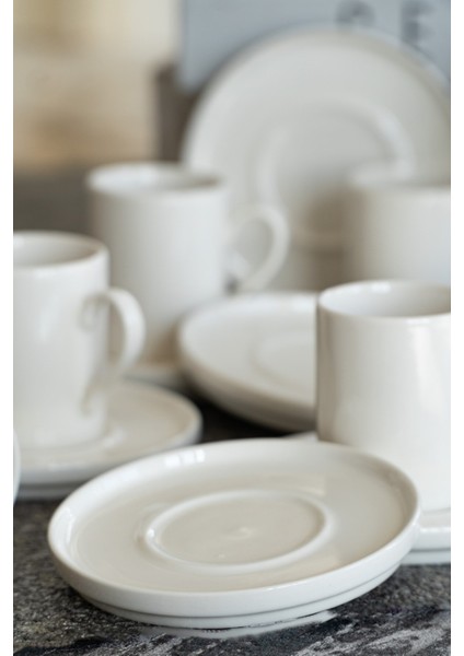 Rüya 12 Parça 6 Kişilik Porselen Kahve Fincan Takımı modelleri