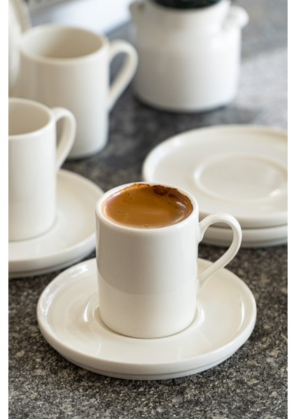 Rüya 12 Parça 6 Kişilik Porselen Kahve Fincan Takımı indirimleri