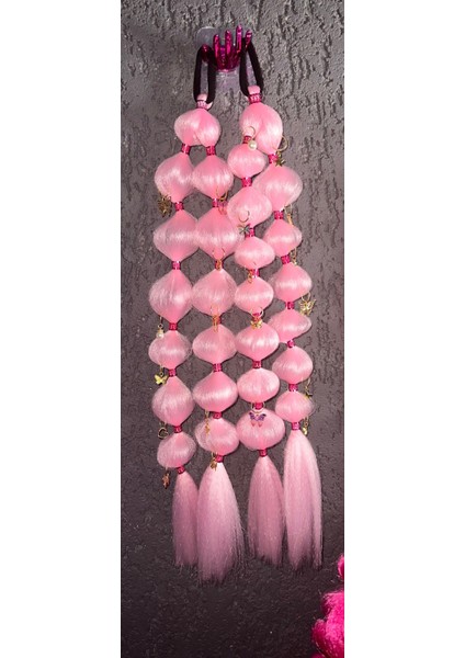 Prenses Pembe Buble Tokalı Saç + Prenses Taç + Pembe Eldiven Doğum Günü Parti Düğün Seti fiyatları