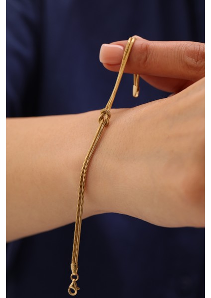 14 Ayar Altın Balık Sırtı Düğüm Bileklik fiyatları