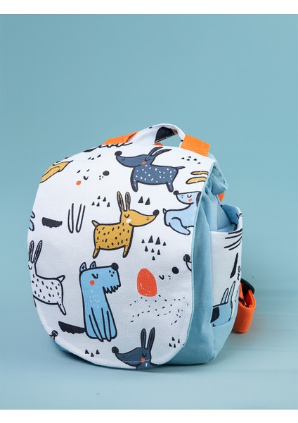Zıplayan Köpekler 101 Çocuk Sırt Çantası - (0 - 1 - 2 - 3 - 4 Yaş) 20X18X10