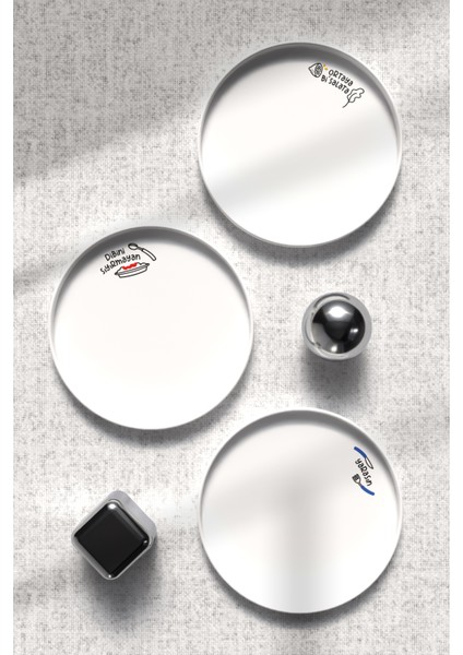 3'lü Meze Tabak Takımı