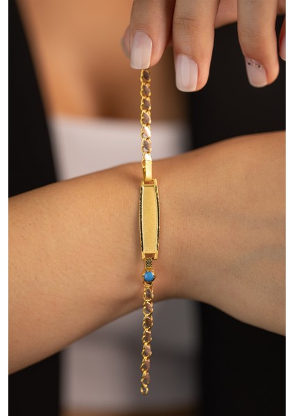 14 Ayar Altın Pullu Çocuk Bilekliği