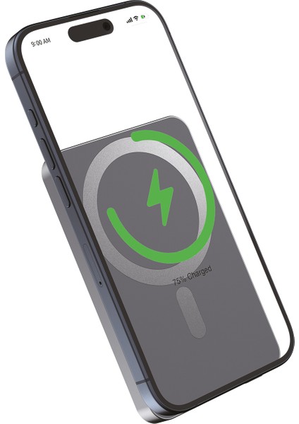 5000 Mah 35W Hızlı Şarj Pd Ultra Ince Kablolu Kablosuz Power Bank Magsafe Uyumlu fiyatları