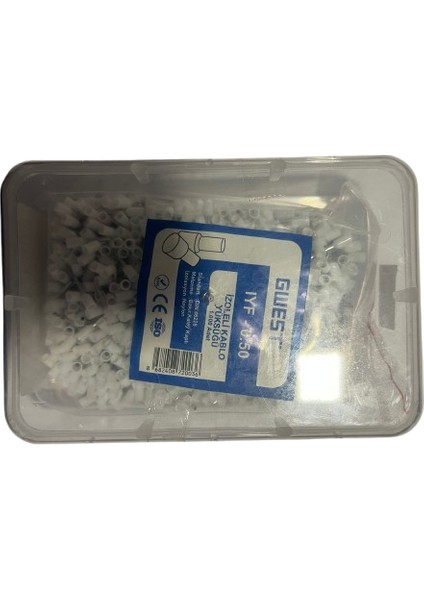 Izoleli Kablo Yüksüğü Iyf-0,50 Beyaz Adet 1000