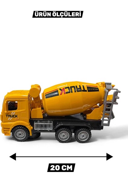 Pilli Sesli Işıklı 360 Derece Full Hareketli Çarp Dön 20 cm Inşaat Aracı Kamyon indirimleri