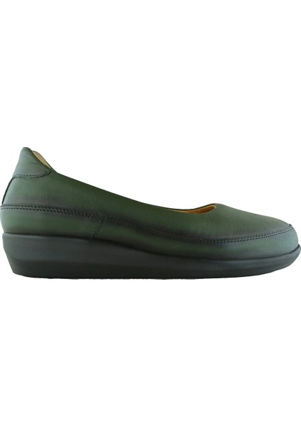 Kadın Anatomik Konfor Ayakkabısı Efektli - 110E - Yeşil