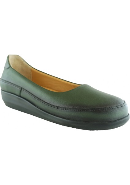 Kadın Anatomik Konfor Ayakkabısı Efektli - 110E - Yeşil modelleri
