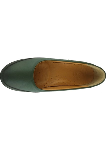 Kadın Anatomik Konfor Ayakkabısı Efektli - 110E - Yeşil fırsatları