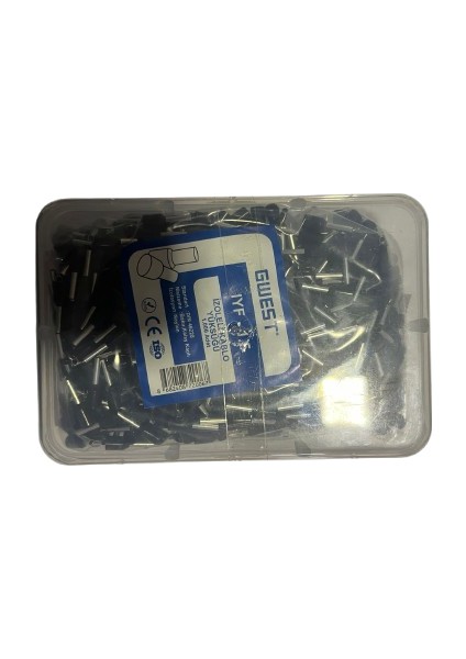 Izoleli Kablo Yüksüğü Iyf-1,5 Siyah Adet 1000