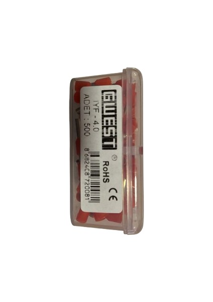 Izoleli Kablo Yüksüğü Iyf-4,0 Kırmızı Adet 500 fiyatları