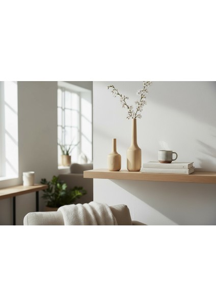 El Yapımı Ahşap Vazo Seti fiyatları