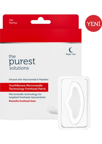 Microneedle Teknolojili Sıkılaştırıcı & Ince Çizgi Karşıtı Alın Bölgesi Patch