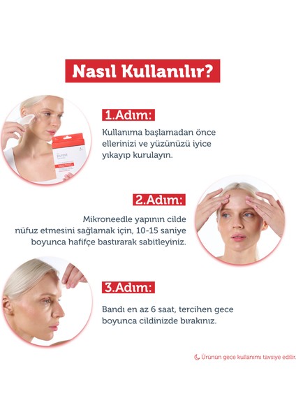 Microneedle Teknolojili Sıkılaştırıcı & Ince Çizgi Karşıtı Alın Bölgesi Patch indirimleri