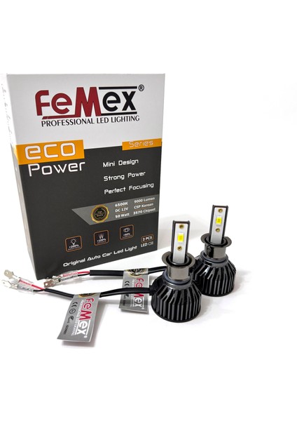 Volkswagen Bora Araçlar Için LED Xenon Sis Far Aydınlatma Ampulu Femex Eco Power H3 fiyatları