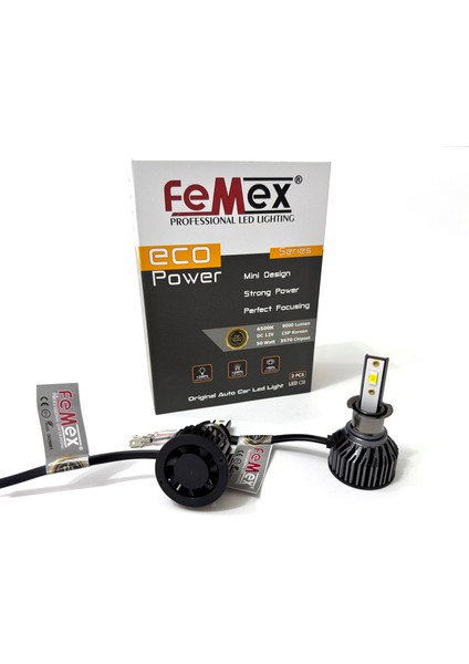 Volkswagen Bora Araçlar Için LED Xenon Sis Far Aydınlatma Ampulu Femex Eco Power H3 fırsatları