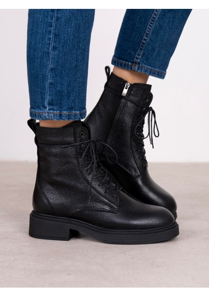 Fynar Siyah Hakiki Deri Kadın Bot fırsatları