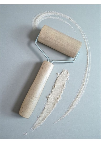 Ahşap Saplı Rulo Hamur Açıcı Merdane Pürüzsüz Oklava Pizza Börek Açma Silindir fırsatları