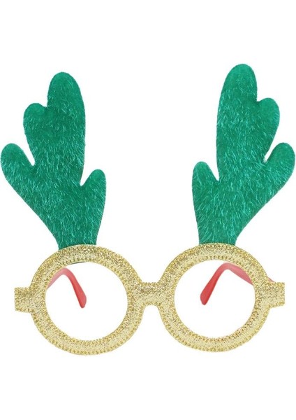 Yılbaşı Yeşil Geyik Boynuzlu Parti Gözlüğü – Altın Simli Kostüm Aksesuarı fiyatları
