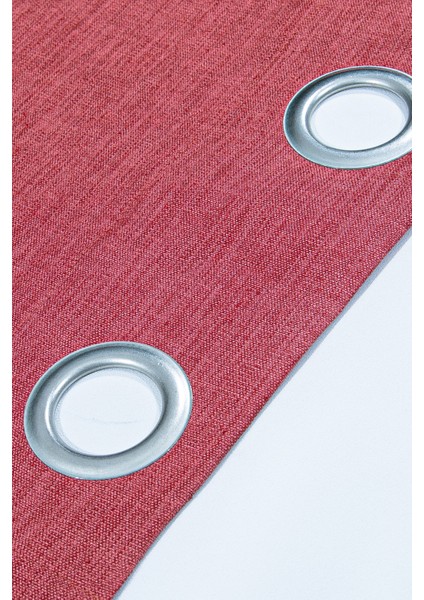 Artemis Halkalı Fon Perde Kırmızı 140X260 indirimleri