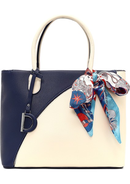 Kadın Lacivert Uzun Askılı Aksesuarlı Kol Çantası 25SBD250818 fırsatları