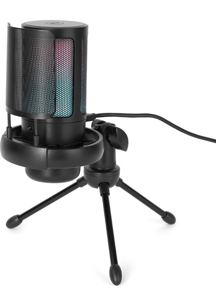 Youtuber Mikrofon Mv-5 Siyah Rgb USB Oyuncu Yayıncı ve Podcast Için Uyumlu Condenser Mikrofon fiyatları