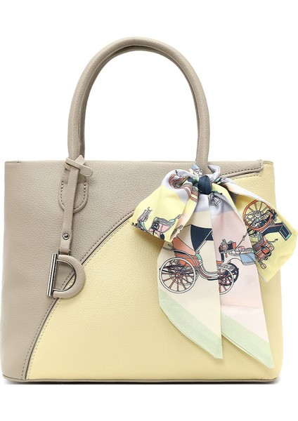 Kadın Gri Uzun Askılı Aksesuarlı Kol Çantası 25SBD250818 fırsatları