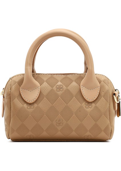 Kadın Kahverengi Uzun Askılı Baskılı Mini Çapraz Çanta 25SBD200226 modelleri