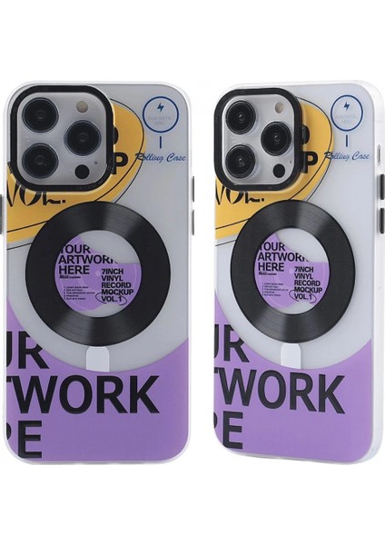 iPhone 13 Pro Kılıf Apollo Magneticsafe Desenli Kapak - Apollo Şeffaf - 6