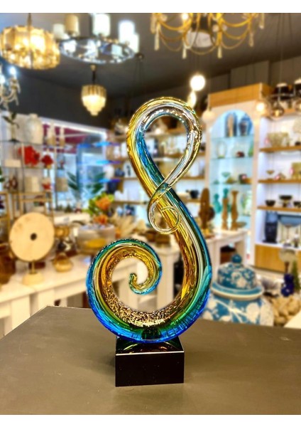 Kristal Cam Sol Anahtarı Dekor 15X33CM fiyatları