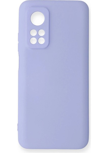 Xiaomi Mi 10T Kılıf Nano Içi Kadife Silikon - Lila