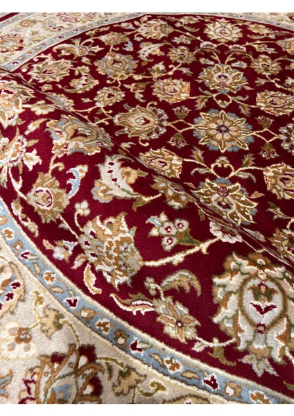 El Dokuma Antik Afgan Uşağı Yuvarlak Halısıdır Birinci Sınıf Kalite Ebat 155X155 indirimleri