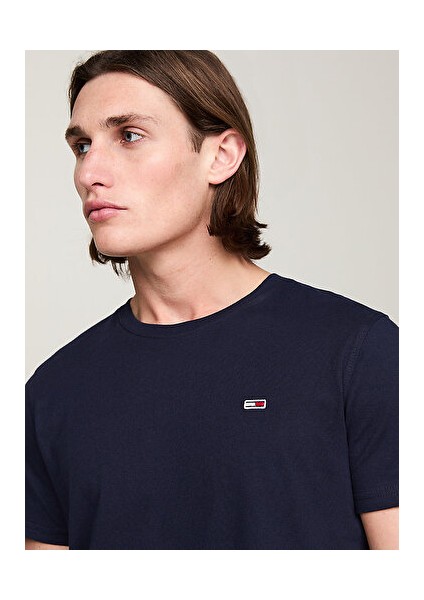 Erkek Çok Koyu Lacivert - Siyah Kısa Kollu Tshirt fırsatları