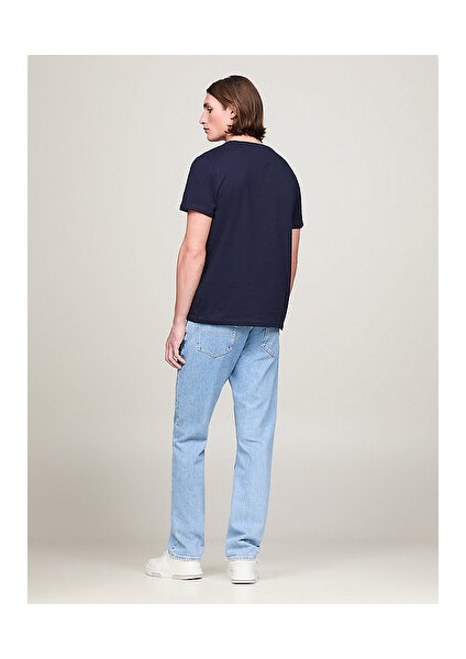 Erkek Çok Koyu Lacivert - Siyah Kısa Kollu Tshirt indirimleri